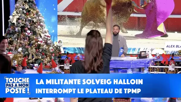 La militante Solveig Halloin interrompt le plateau de TPMP !