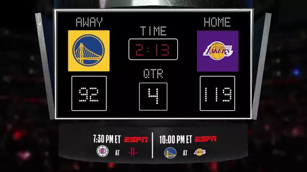 Clippers @ Rockets LIVE Scoreboard - Join the conversation and catch all the action on ESPN!