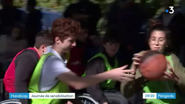 Journée de sensibilisation au handicap sur le campus formation de Boulazac