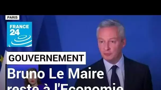 Gouvernement d'Elisabeth Borne : Bruno Le Maire reste au ministère de l'Economie • FRANCE 24