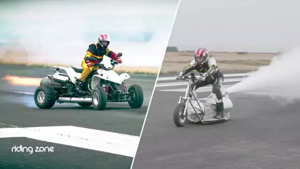 Quad & Trottinette Dragster (305 km/h) : Jean-François Boutonnet, l'inventeur fou de l'extrême !