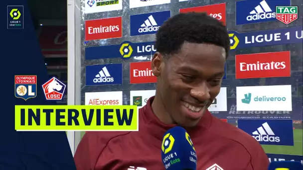 Interview de fin de match : OLYMPIQUE LYONNAIS - LOSC LILLE (2-3)  / 2020/2021