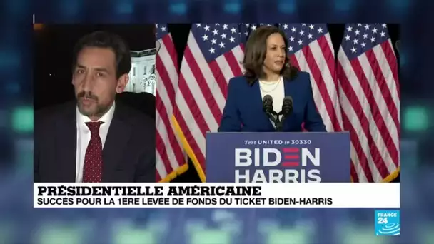 Présidentielle américaine : le ticket Biden-Harris lève 26 millions de dollars en 24 h