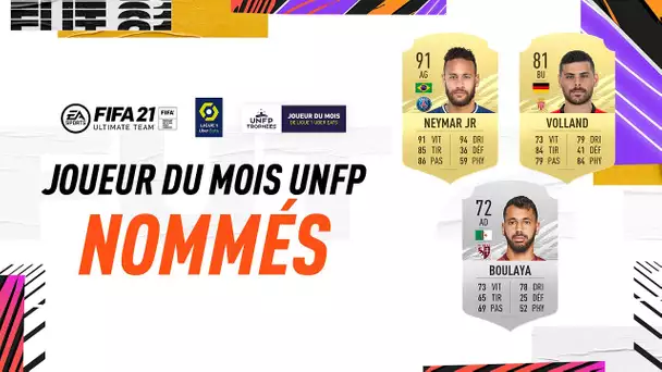 Neymar Jr, Boulaya et Volland nominés pour le Trophée UNFP du Joueur du Mois de Janvier !