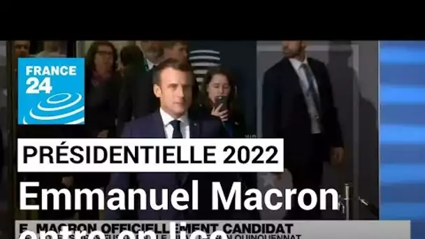 Présidentielle 2022 : l'entrée en lice d'Emmanuel Macron lance la course à l'Élysée