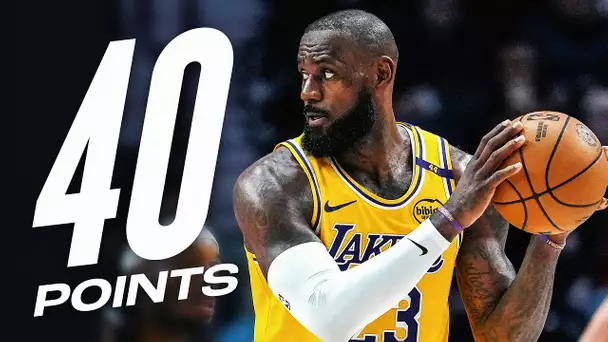 LeBron James' 2nd 40+ Point Performance This Season! | February 20, 2025