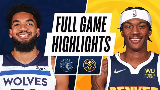 TIMBERWOLVES at NUGGETS | NBA PRESEASON FULL GAME HIGHLIGHTS | October 8, 2021