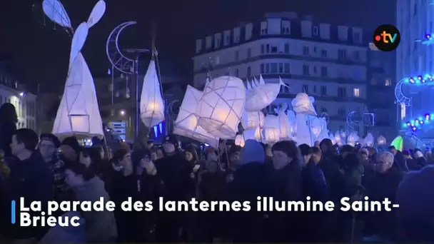 La parade des lanternes illumine Saint-Brieuc