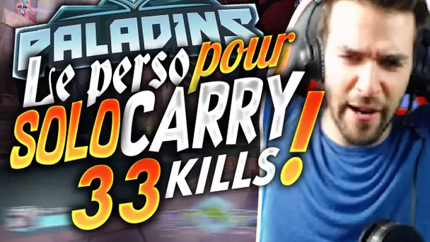 CE PERSO = VICTOIRE SOLO SUR PALADINS, 33 SOLO KILLS 1v9 en RANKED ! jeu PS4 & PC