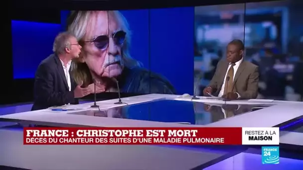 La nuit s'est refermée sur Christophe, "chanteur atypique"