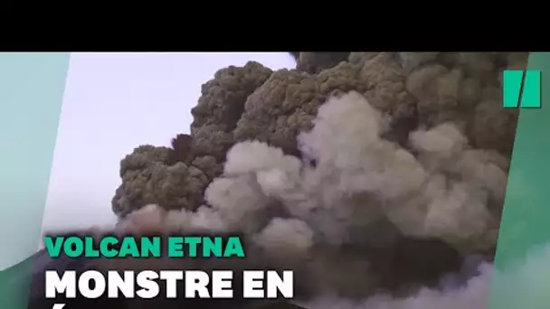 Le volcan "Etna" en Sicile est encore entré en activité et c'est impressionnant