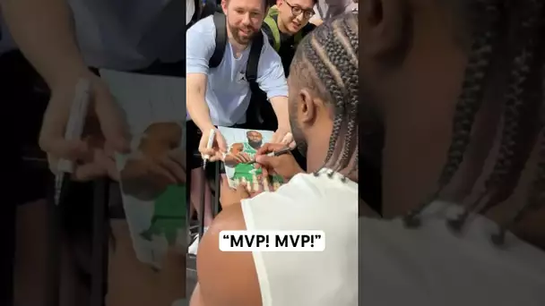 Jaylen Brown, man of the people! 👏 #NBAinAbuDhabi | #Shorts