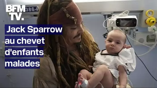 Jack Sparrow au chevet des enfants malades