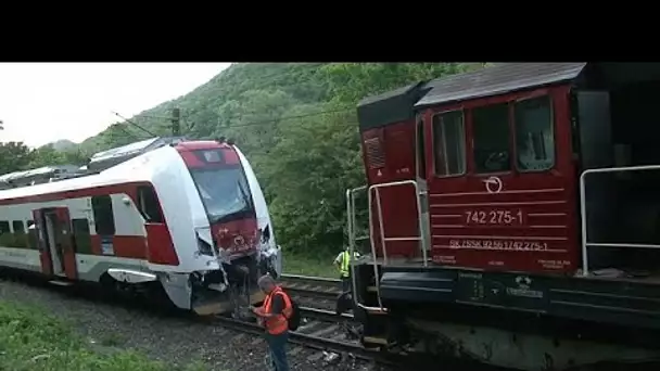 Des dizaines de blessés dans un accident de train en Slovaquie