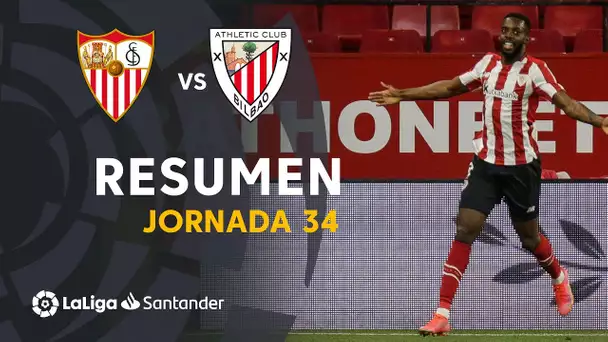 Resumen de Sevilla FC vs Athletic Club (0-1)