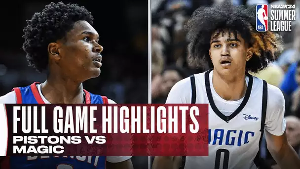 PISTONS vs MAGIC | NBA SUMMER LEAGUE | FULL GAME HIGHLIGHTS