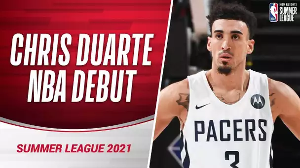 13th Pick Chris Duarte Makes His Pacers Debut! 🙌