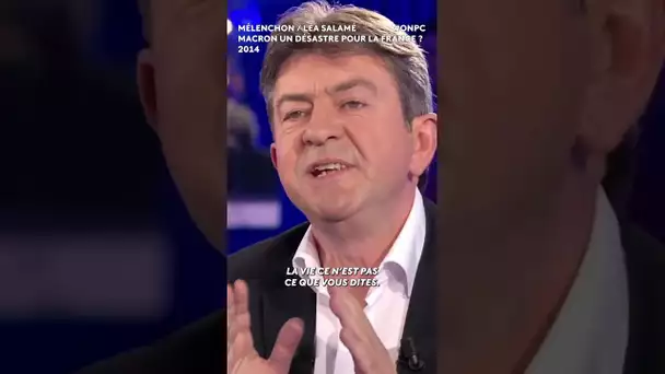 Mélenchon agace Léa Salamé avec "Macron le banquier"