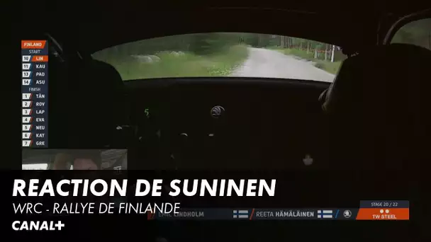 Réaction de Teemu Suninen - Rallye de Finlande