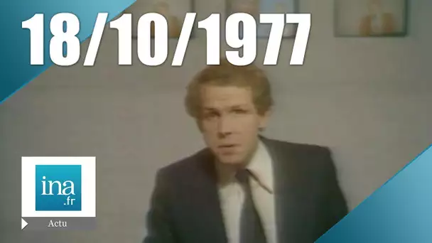 20h Antenne 2 du 18 octobre 1977 - Libération des otages de la Lufthansa | Archive INA