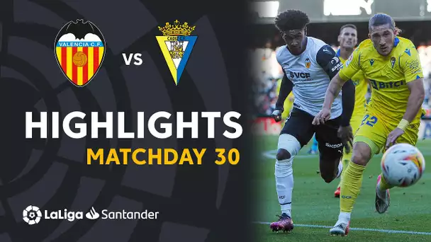 Resumen de Valencia CF vs Cádiz CF (0-0)