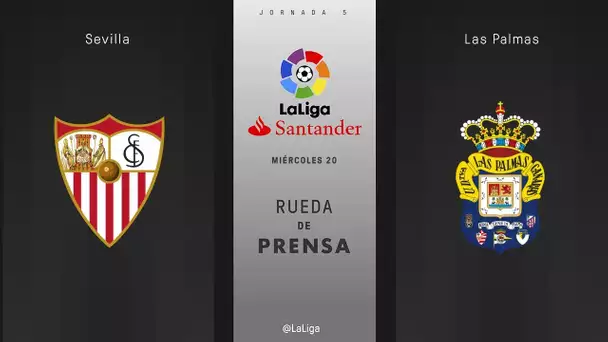 Rueda de prensa Sevilla vs Las Palmas