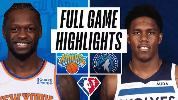 KNICKS at TIMBERWOLVES | FULL GAME HIGHLIGHTS | December 28, 2021