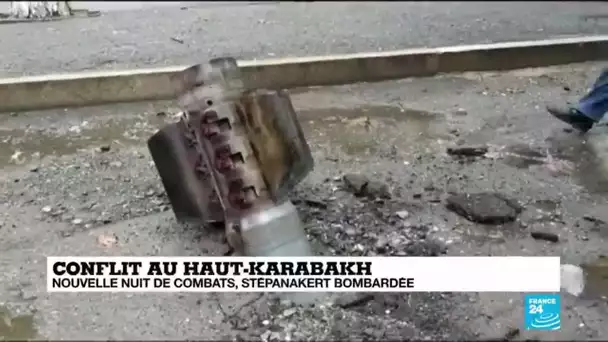 Stepanakert, capitale du Haut-Karabakh, a vécu une nuit de bombardement