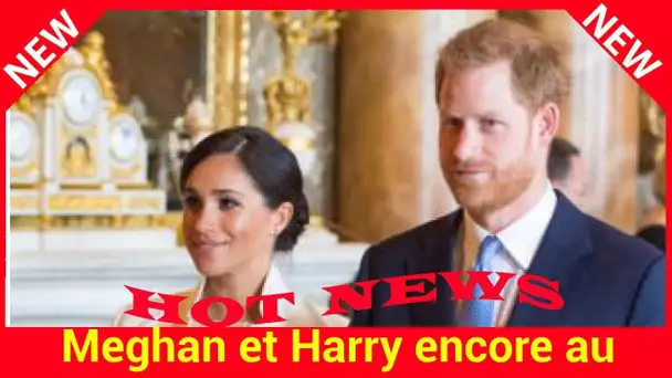 Meghan et Harry encore au centre d’une folle rumeur, le palais met les points sur les “i”