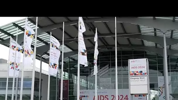 Ouverture de la conférence mondiale sur la sida à Munich