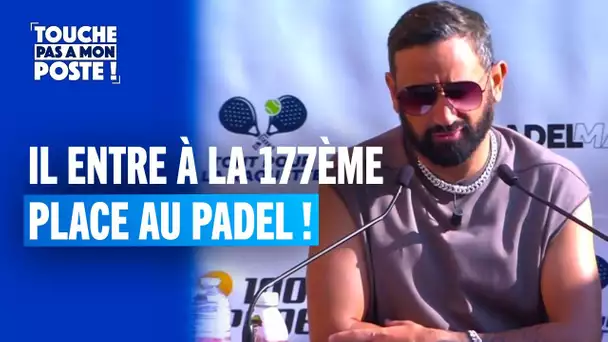 Cyril Hanouna fête son entrée à la 177ème place au Padel !