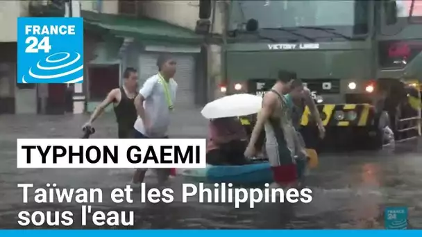 Le typhon Gaemi poursuit sa course en Asie • FRANCE 24