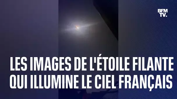 Une impressionnante étoile filante illumine le ciel du nord de la France