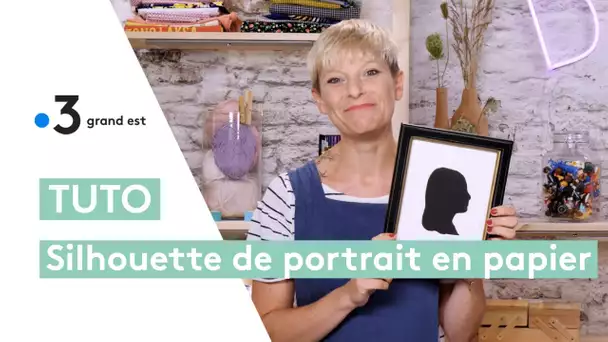 Tuto Silhouette portrait en papier