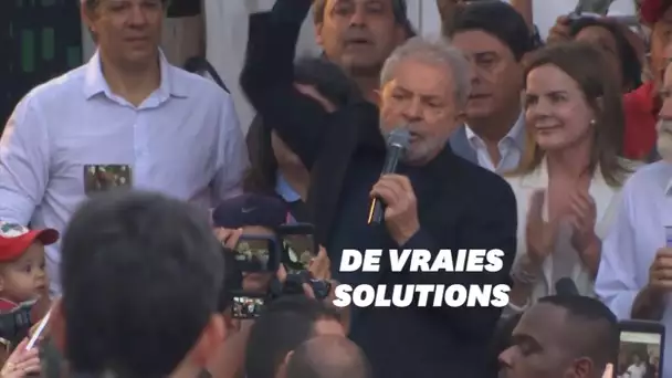 Lula est sorti de prison après l'autorisation de la justice