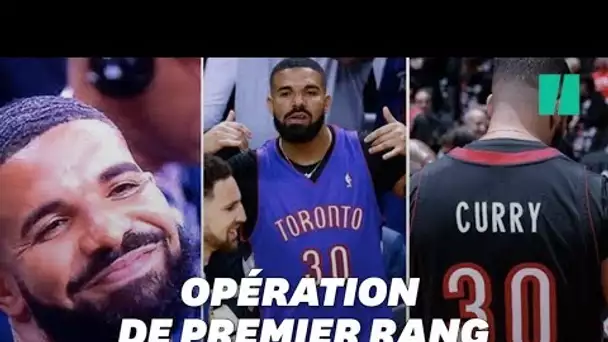 Pendant Raptors-Warriors en finales NBA, Drake a fait le show