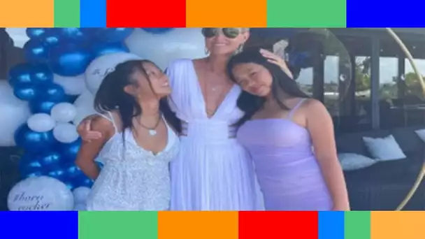 Jade et Joy Hallyday font leur rentrée  cette rare photo avec leur demi frère inscrit dans le même