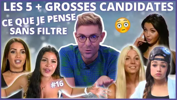 Ce que JE PENSE des 5 PLUS GROSSES CANDIDATES de télé-réalité : JAZZ, JESSICA, NABILLA, MAEVA, MANON