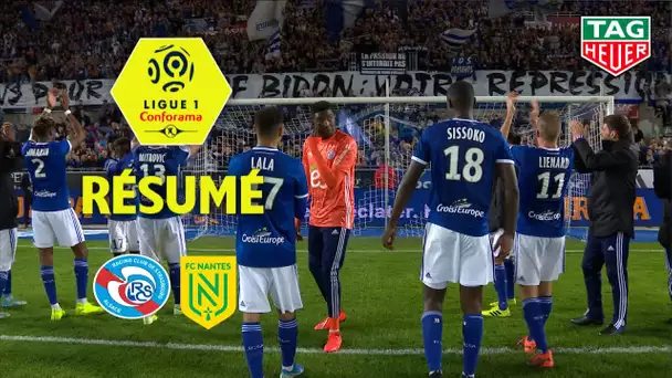 RC Strasbourg Alsace - FC Nantes ( 2-1 ) - Résumé - (RCSA - FCN) / 2019-20