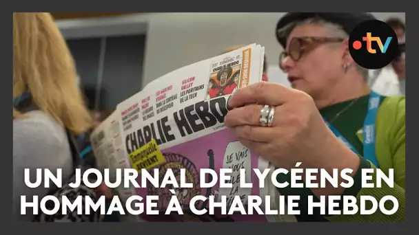 Attentat de Charlie Hebdo : des lycéens créent leur journal satyrique avec de Riss