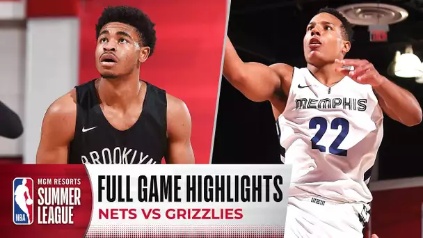 NETS at GRIZZLIES | NBA SUMMER LEAGUE | FULL GAME HIGHLIGHTS