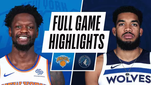 KNICKS at TIMBERWOLVES | FULL GAME HIGHLIGHTS | March 31, 2021