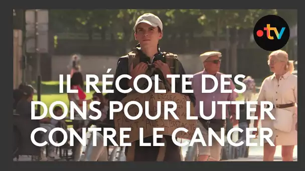 Un jeune traverse la France pour récolter des dons pour lutter contre le cancer