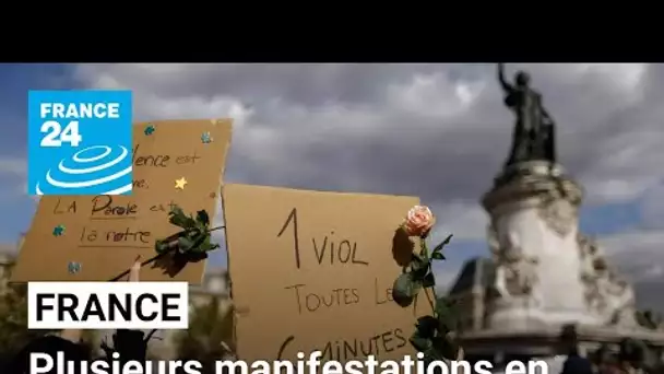 En France, plusieurs manifestations en soutien à Gisèle Pelicot et aux victimes de viol • FRANCE 24