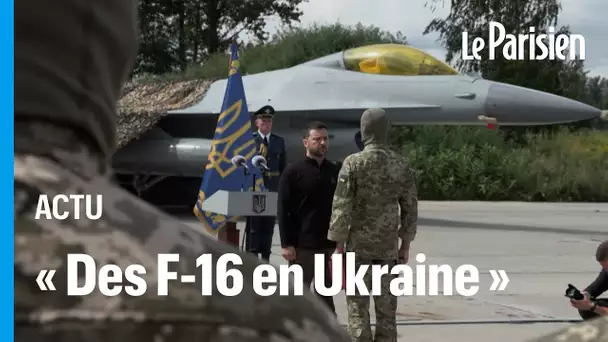 L'Ukraine a reçu ses premiers avions de chasse occidentaux F-16 attendus depuis plus de deux ans