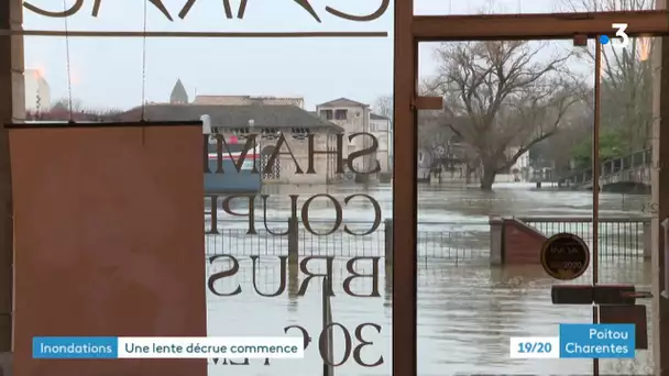 Inondations à Saintes : la Charente amorce sa décrue après avoir atteint un pic de 6,18 mètres