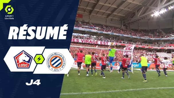 LOSC LILLE - MONTPELLIER HÉRAULT SC (1 - 0) - Résumé - (LOSC - MHSC) / 2023-2024