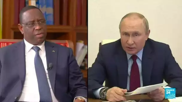 Macky Sall en Russie : "l’Afrique est redevenue un terrain de rivalités" • FRANCE 24