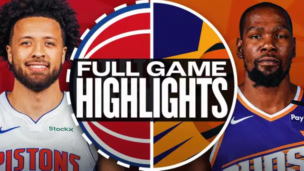 PISTONS at SUNS | FULL GAME HIGHLIGHTS | December 21, 2024