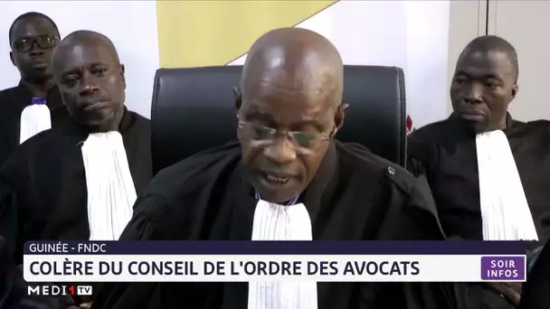 Guinée-FNDC: colère du conseil de l´ordre des avocats